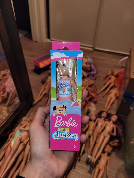 Barbie Other - Mini Barbie Club Chelsea Doll Blonde Mermaid Swimsuit 5" NEW